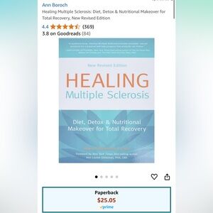 Healing Multiple Sclerosis: Diet, Detox & Nutritional Makeover Book